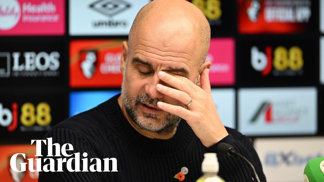 'We could not handle it': Pep Guardiola on Manchester City's defeat against Bournemouth