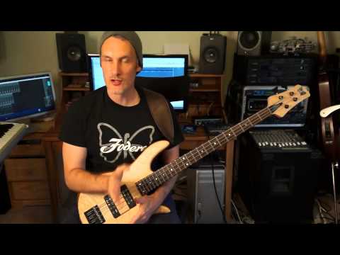 Bass Guitar Groove Techniques Tony Grey Lesson 2 (Minor Pentatonic)