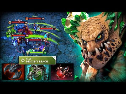 1000% Range Cleave Underlord 27 Kills 🔥🔥🔥7.40b Rampage | Dota 2 Gameplay