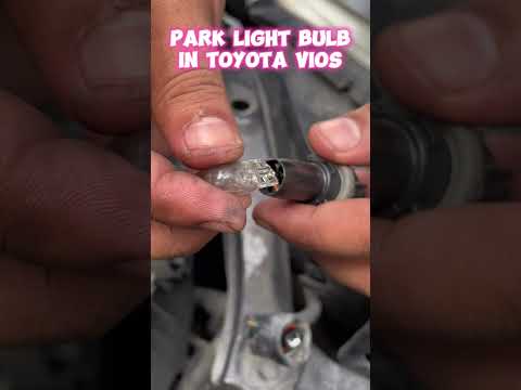 How to change park light bulb in toyota vios #shorts #shortvideo #shortsfeed #shortsviral