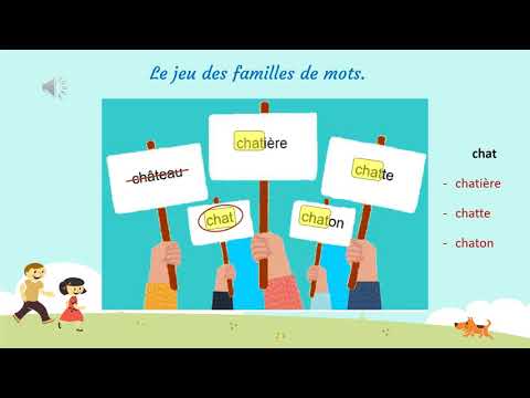 Vocabulaire Les mots de la même famille