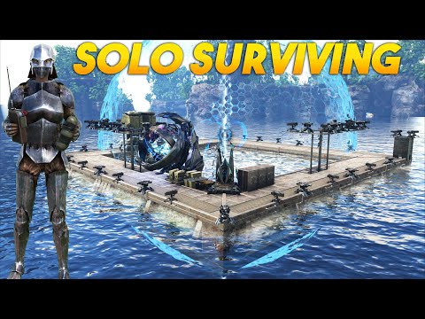 How A SOLO Survives And Raids The Whole Server - ARK