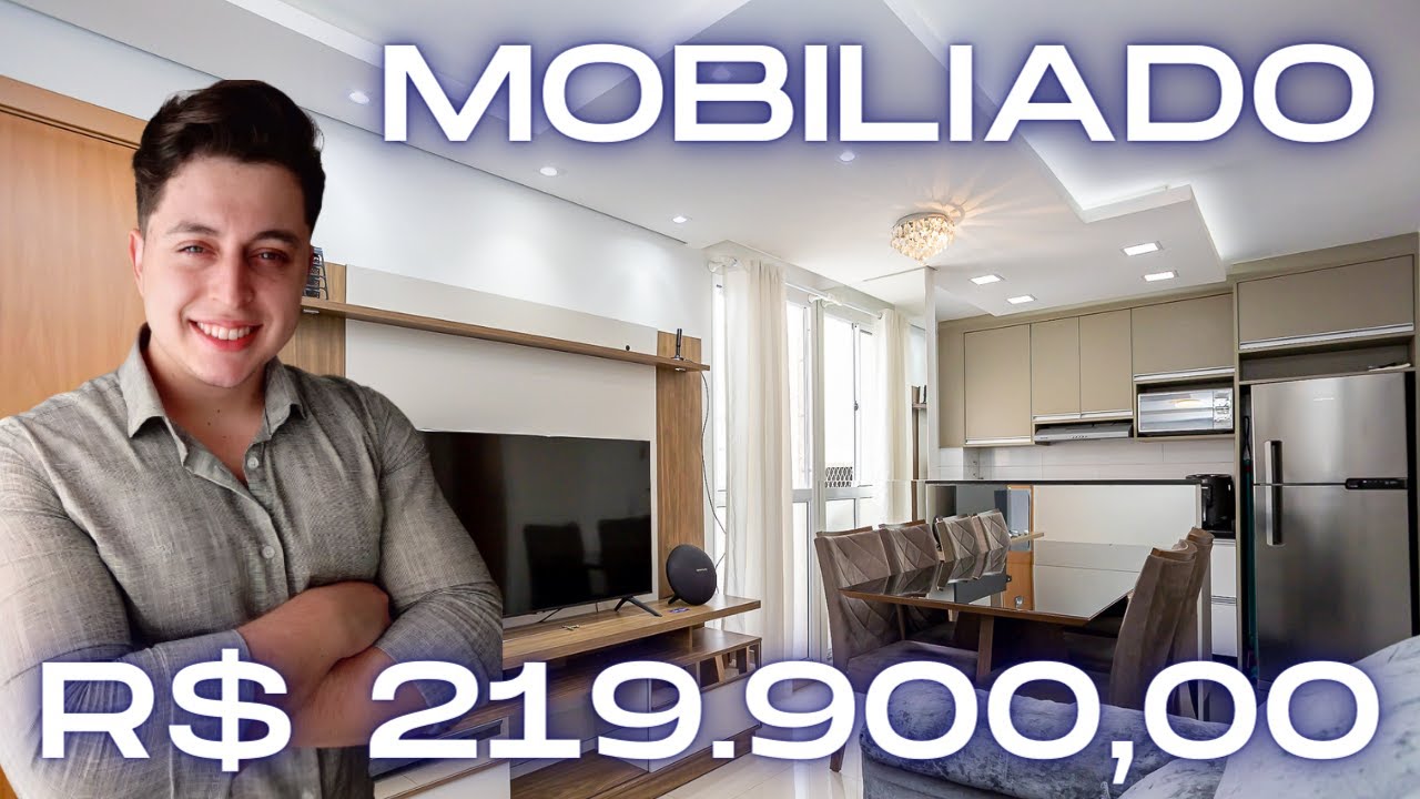 😍 INCRÍVEL APARTAMENTO MOBILIADO DE 2 QUARTOS NO RESERVA CASA BLANCA EM SÃO JOSÉ DOS PINHAIS 😍