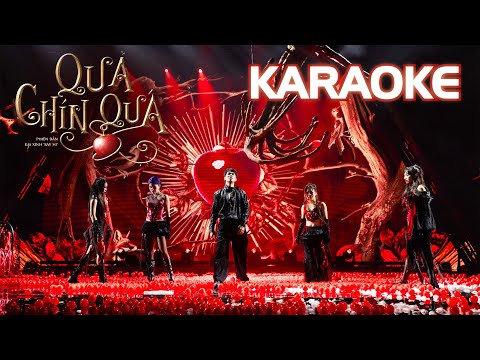QUẢ CHÍN QUÁ - EM XINH SAY HI - Karaoke [BEAT CHUẨN] | Beat Không Lời | Karaoke HD