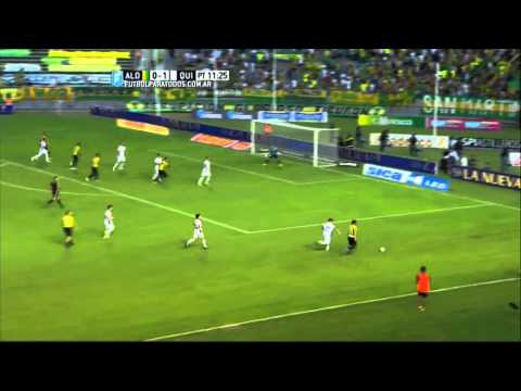 Lo perdió Lugüercio. Aldosivi 0 - Quilmes 1. Fecha 4. Primera División 2015. FPT.