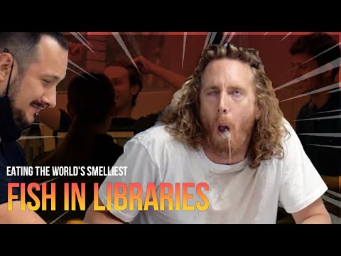 Eating The World's Smelliest Fish In Libraries (Surstromming)