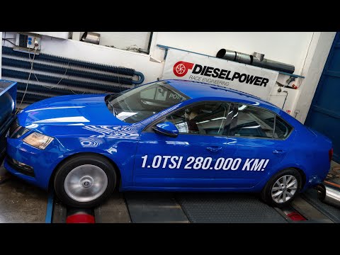 Octavia 1.0TSI 280.000 km!  #dieselpower #skoda #skodaoctavia #prague #dyno #octaviatsi #tsi