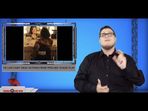 FB live chat: Deaf actors from ‘Peeling’ stage play (ASL - 8.15.19)