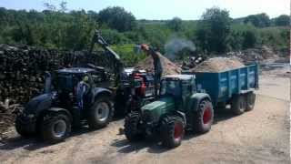 preview picture of video 'Valtra S353 Black & broyeur Mus-Max T9XL.'