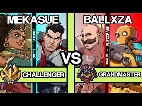 2XKO ▰ MEKASUE (Darius/Illaoi) vs BALLXZA (Braum/Blitzcrank) ▰ 2XKO Pro Replays