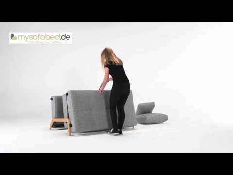 CUBED 140 von INNOVATION Schlafsofa mit Holzfüßen - mysofabed.de