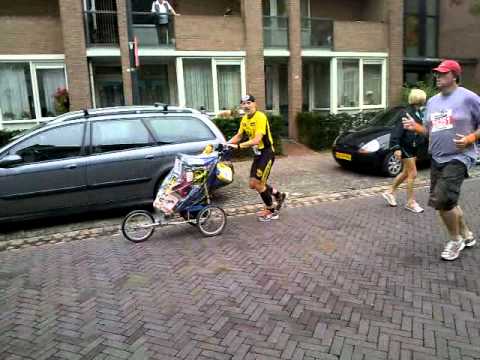 Meerssen Marathon Henk Sipers & Eberhard Schaaf Running Against  Cancer 11 september 2011