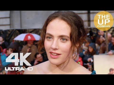 Jessica Brown Findlay interview at The Guernsey Literary and Potato Peel Pie Society premiere