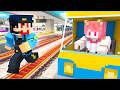 警察につかまるな！電車鬼ごっこ【マインクラフト】