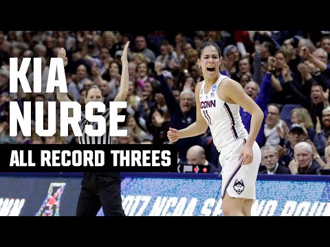 Kia Nurse ties record with nine 3s in 2017 NCAA tournament