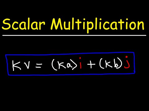 Scalar Multiplication of Vectors