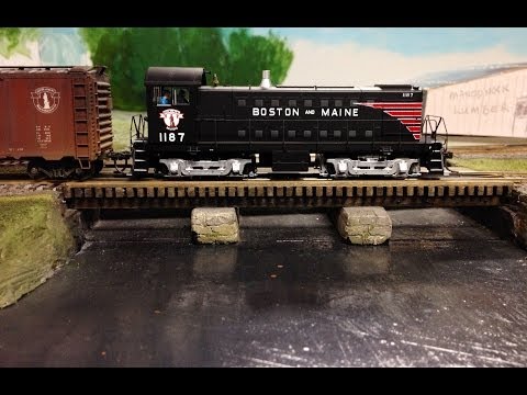 Peterborough New Hampshire Boston and Maine Railroad HO Scale Modular Layout
