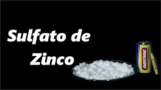 Sulfato de zinco obtido através de pilhas