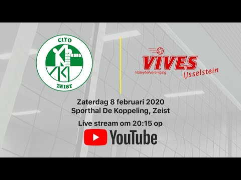 Cito HS 1 vs. Departyshop.nl VIVES HS 1, Volleybal Heren Tweede Divisie C