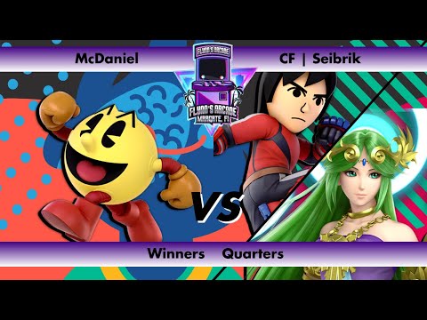 Flynn's Arcade 091 Winners Quarters - McDaniel (Pac-Man) VS CF | Seibrik (Mii Brawler Palutena) SSBU