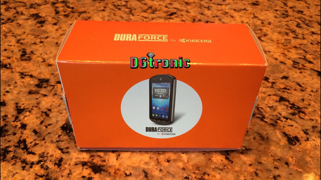 Kyocera DuraForce android smartphone un boxing