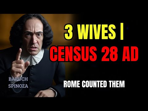 SPINOZA DISCOVERED: JESUS Had 3 WIVES — Roman Census of 28 AD Lists ALL Their Names