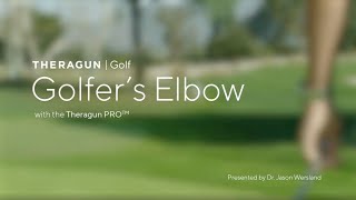 Theragun Golf | Treating Golfer's Elbow with your Theragun