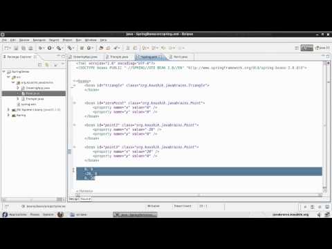 Spring Tutorial 07 Injecting Objects