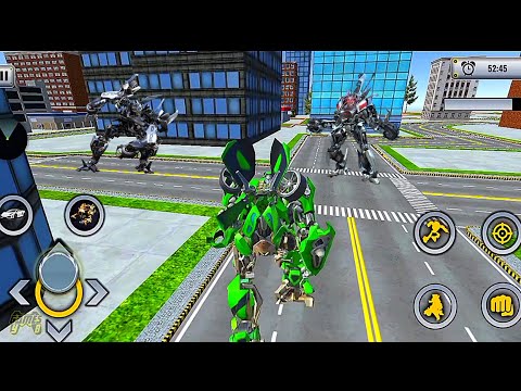 Bumblebee Tiger Car Transform: Car Robot Transformation Game #2 - Android Gameplay