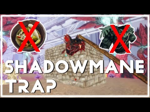 The BEST & FASTEST Shadowmane Tame Trap Guide in ARK Genesis 2 | NO CROUCHING, NO GHILLIE |
