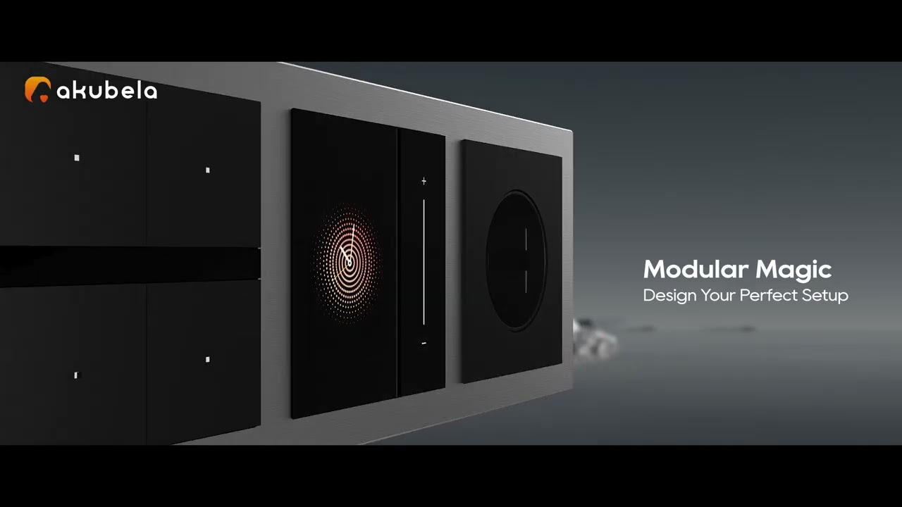 akubela Aura Series Smart Switch: Modular Adaptable Simply Intelligent video