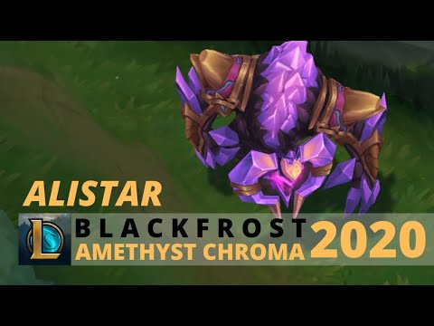 Blackfrost Alistar Amethyst Chroma 2020 - League Of Legends