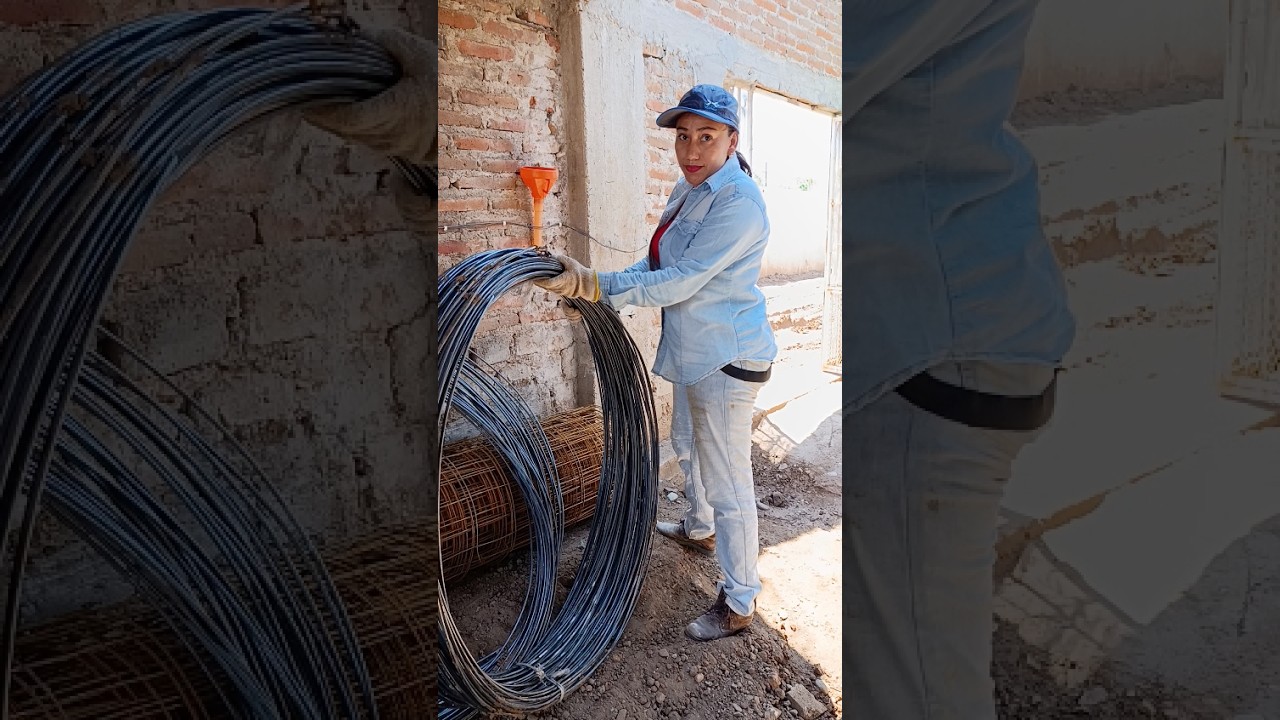 Claudia es ingeniera y también trabaja como albañil en Quilá