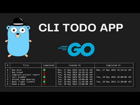 How to Build A CLI Todo App in Go