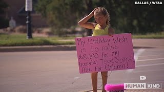 Hospital that fixed girl's backwards knees gets huge gift