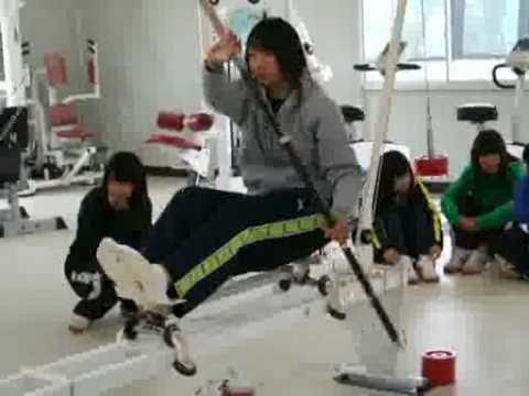 Canoe kayak weight training on ergo NO.3