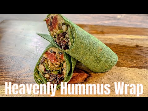 Heavenly Hummus Wrap | Healthy and Easy