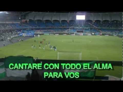 "Cantare con todo el alma" Barra: Frente Radical Verdiblanco • Club: Deportivo Cali