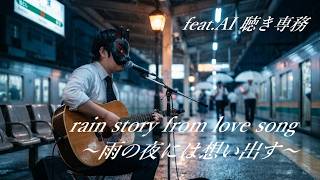 「rain story from love song ～雨の夜には想い出す～」feat.AI 聴き専務