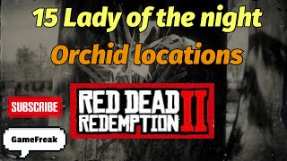 Lady of the night orchid locations RDR2 #videogames #gaming #tutorial