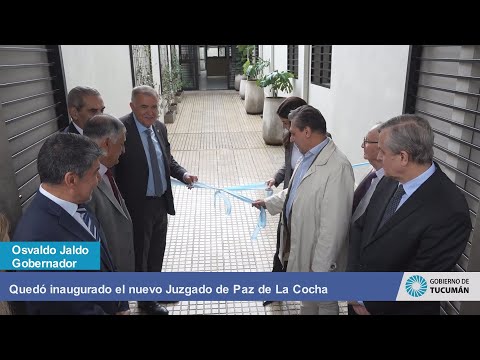 Quedó inaugurado el nuevo Juzgado de Paz de La Cocha