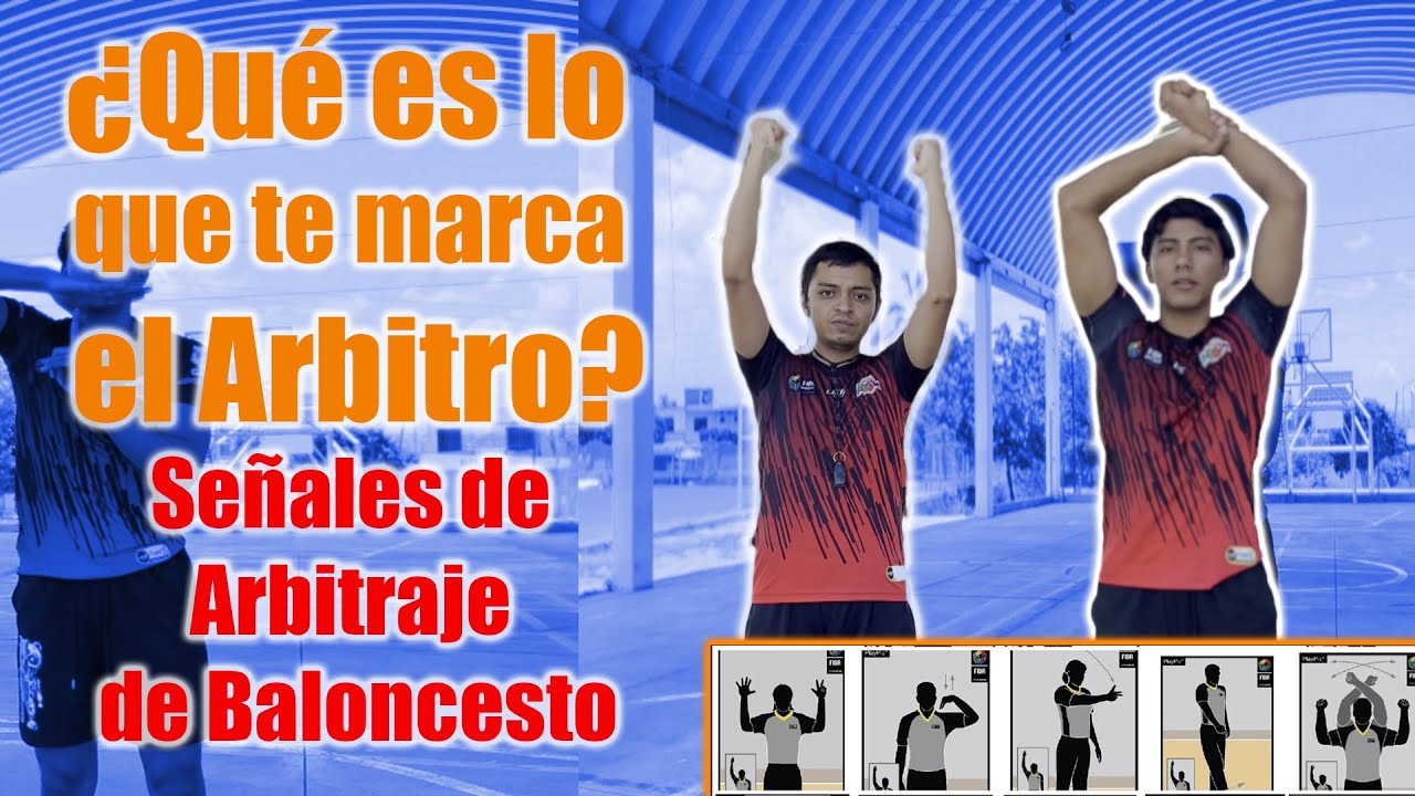 ¿Qué es lo que te marca el arbitro de BALONCESTO? Señales de arbitraje