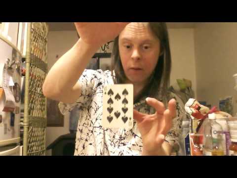 How To Do The Magic Rising Card From Deck Trick#