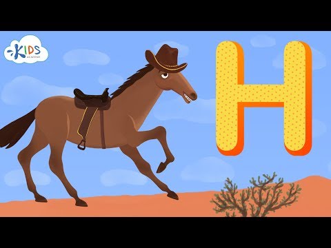 Learn Alphabet for Preschool and Kindergarten | Letter H | Kids Academy