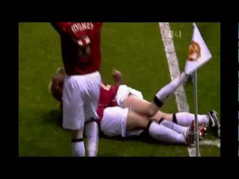Alan Smith Goal - Manchester United 7-1 Roma 10/04/2007