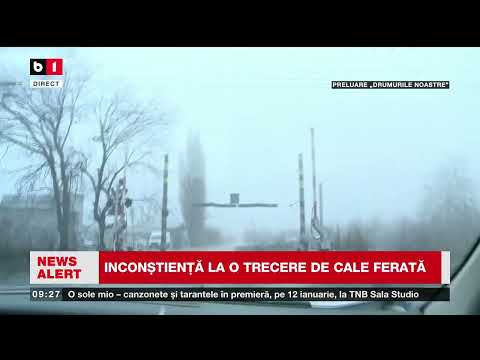 APROAPE DE O TRAGEDIE PE CALEA FERATĂ LA FUNDULEA_Știri B1TV_13 ian. 2026