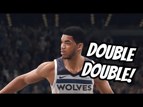 Karl-Anthony Towns Full Highlights vs 76ers 20 Pts 20 Rebs (12.12.2017) NBA 2K18