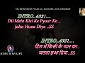 Dil Mein Kisi Ke Pyaar Ka Karaoke With Scrolling Lyrics Eng हिंदी