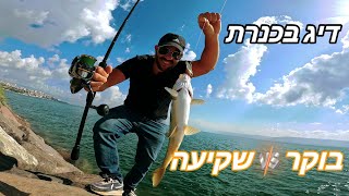 שעות הבוקר בכנרת VS שעות השקיעה לתחילת העונה עידכון טרי הישר מהכנרת שלנו