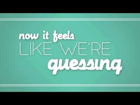 Against The Current: Guessing (Official Lyric Video)